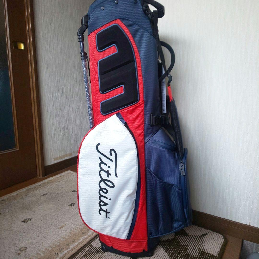Titleist キャディバッグ (スタンドタイプ) ネイビー/レッド