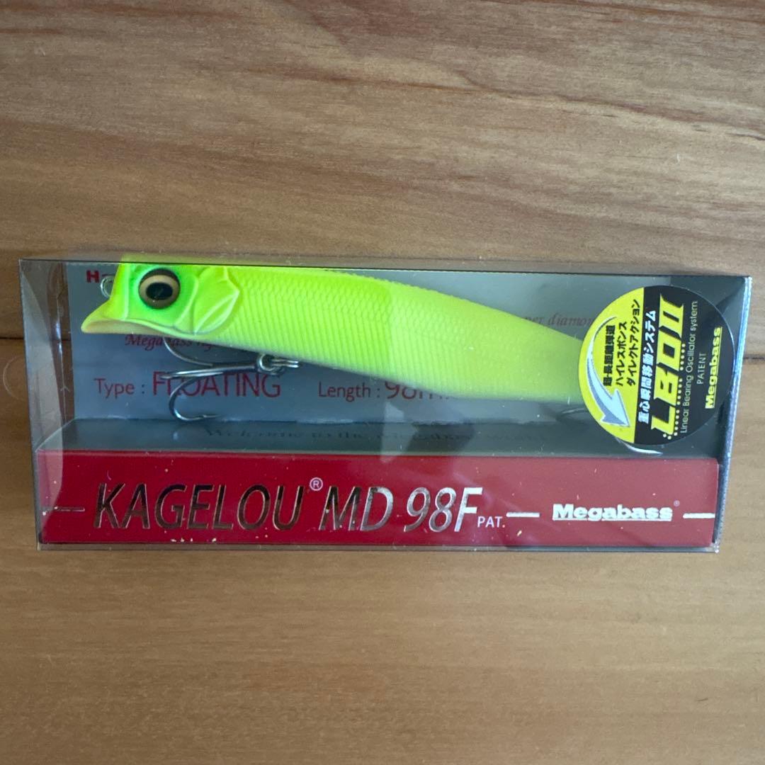 【新品】⭐︎Megabass カゲロウ 100FとMD 98F【ドチャート】セット