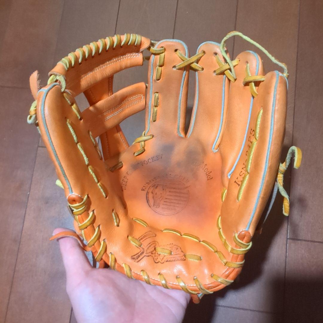 Slugger Aggressive 軟式グローブ オレンジ