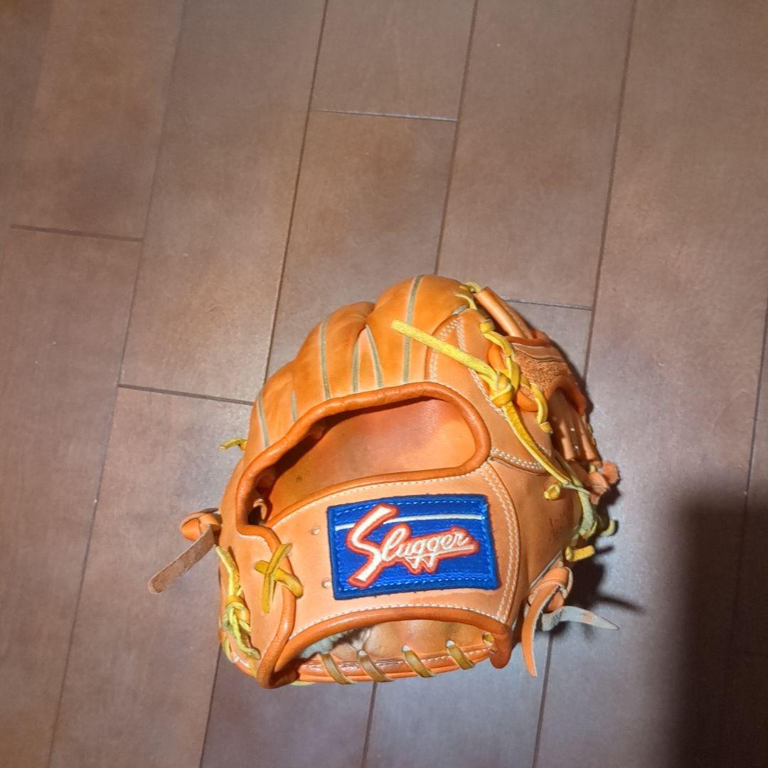 Slugger Aggressive 軟式グローブ オレンジ
