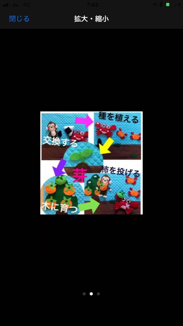 エプロン さるかに シアター
