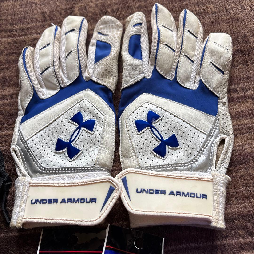 Nike野球グローブ &Under Armour バッティンググローブ セット