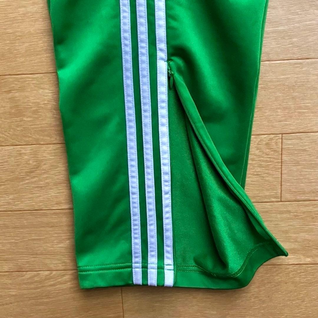 美品 M アディダスオリジナルス トラックパンツ ファイヤーバード 緑 ジャージ