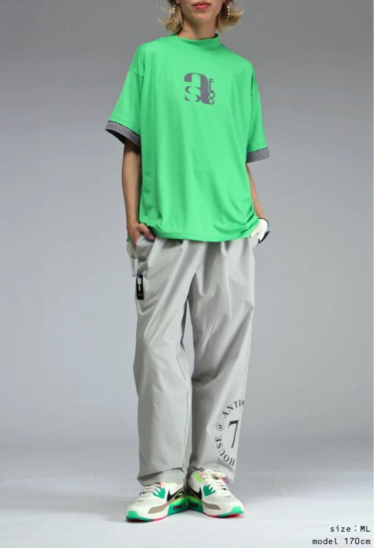 ANTIQUA GOLF × STCH＊ロゴ入りパンツ ゴルフ ユニセックス