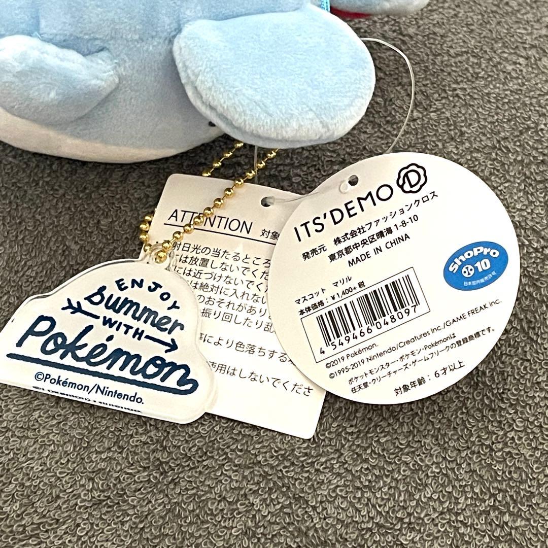 ポケモン ITS'DEMO マリル マスコット イッツデモ コラボ