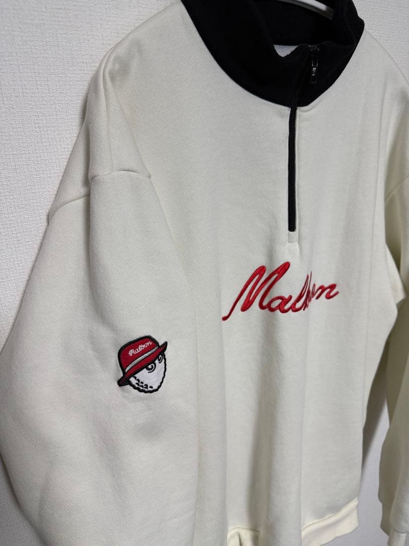 Malbon GOLFハーフジップ トップス　サイズＬ