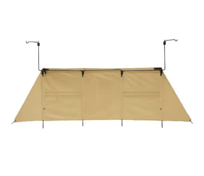 クイックキャンプ QUICKCAMP 焚火陣幕 大焔 QC-WWS サンド