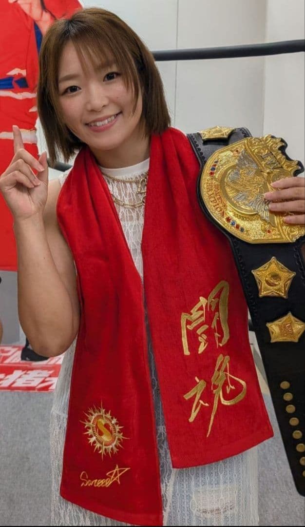【入手困難】 Sareee × 闘魂タオル　スターダム　女子プロレス