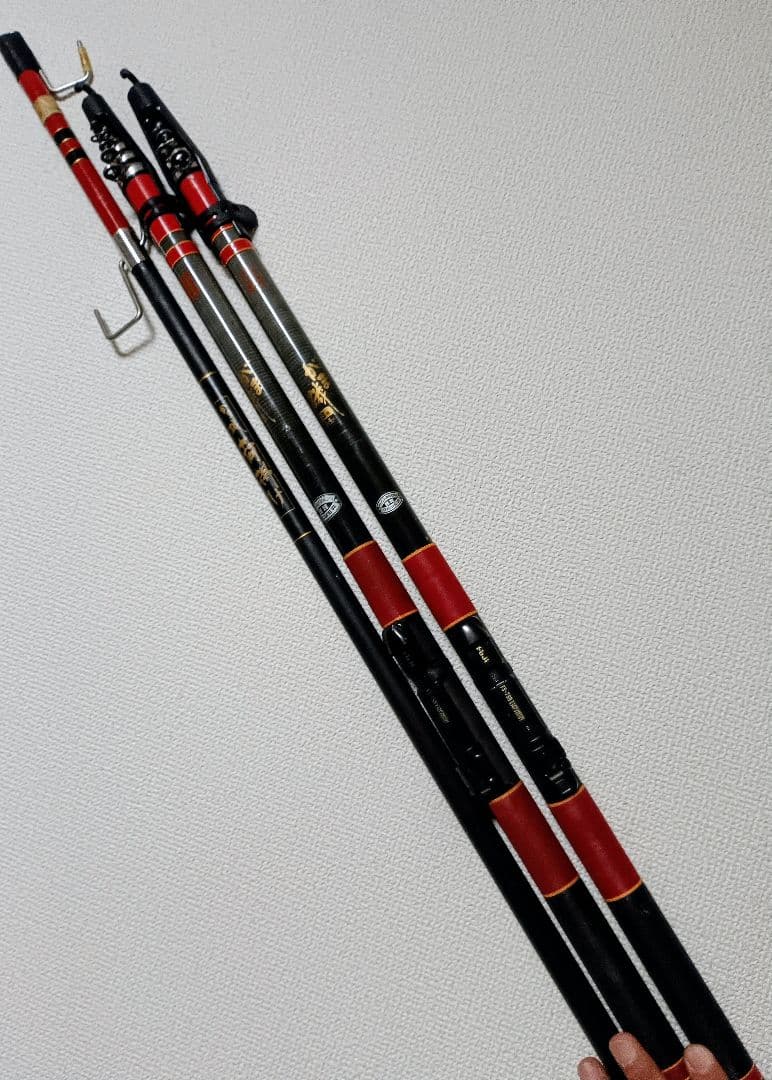 がまかつがま磯3号5.4m×２本＋がま磯荷掛け