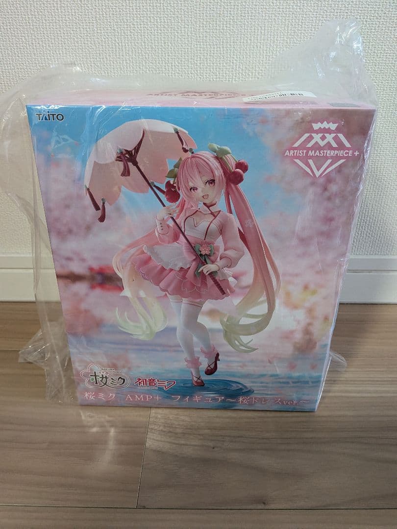 A賞 初音ミク×RODY タイトーくじ 桜ミク　AMPフィギュア　桜ドレス