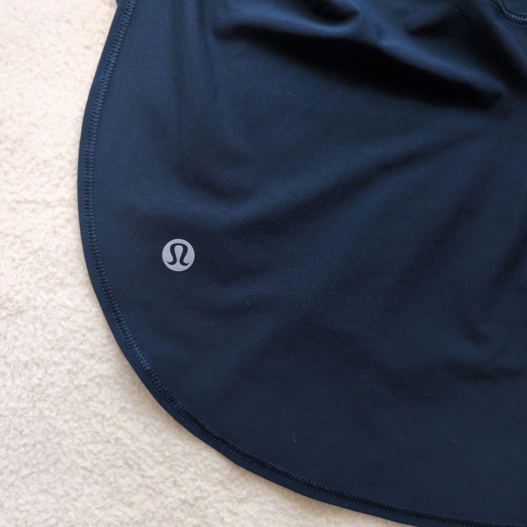 ルルレモン　lululemon　ヨガトップス　タンクトップ　サイズ8　ネイビー