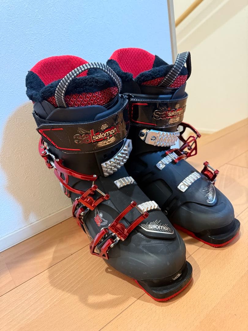 Salomon スキー板　ストック　ブーツ　3点セット