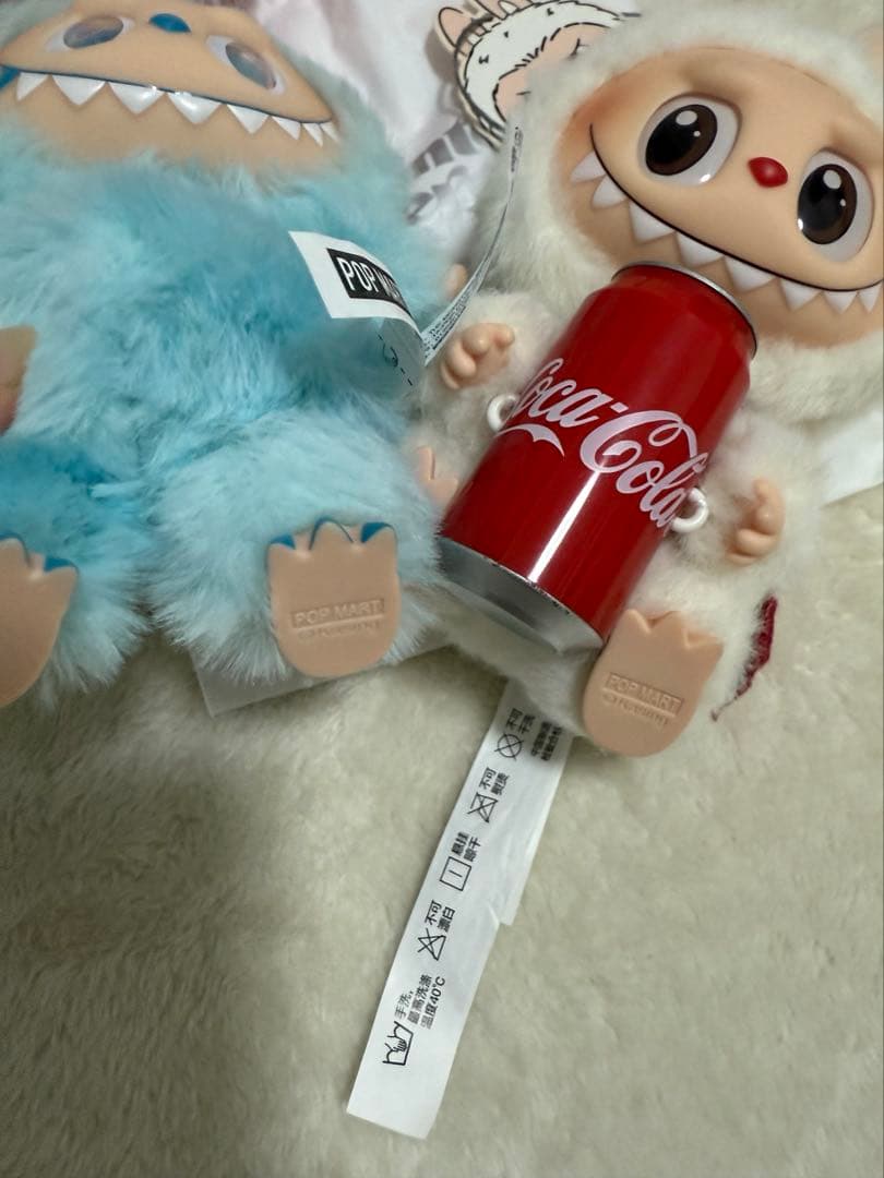 Coca-Cola ラブブ キャラクターぬいぐるみセット