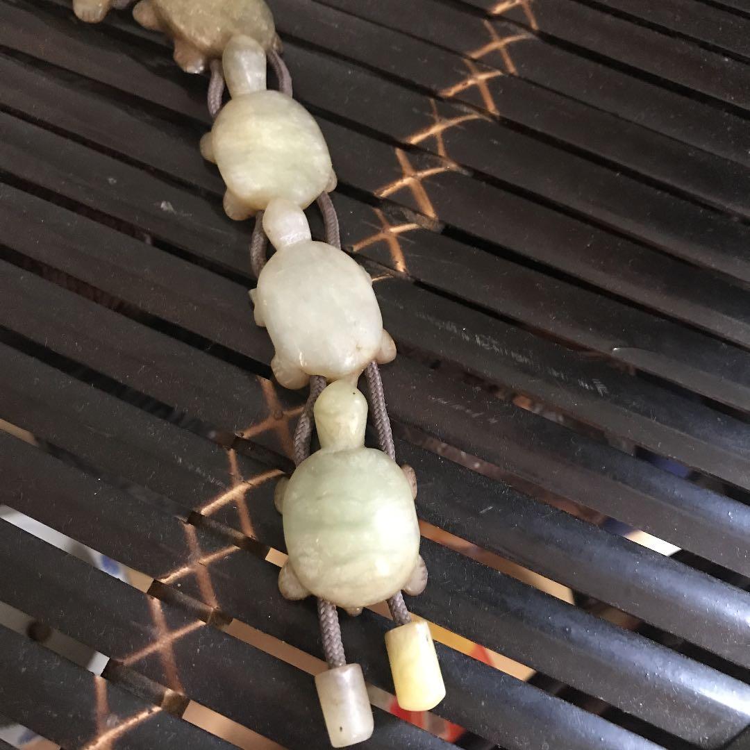 古玉　骨董品　古美術　亀8匹