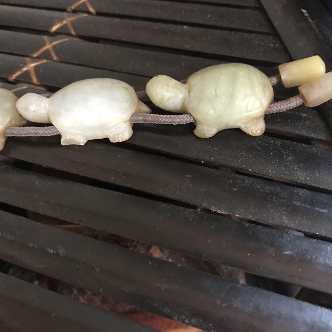 古玉　骨董品　古美術　亀8匹