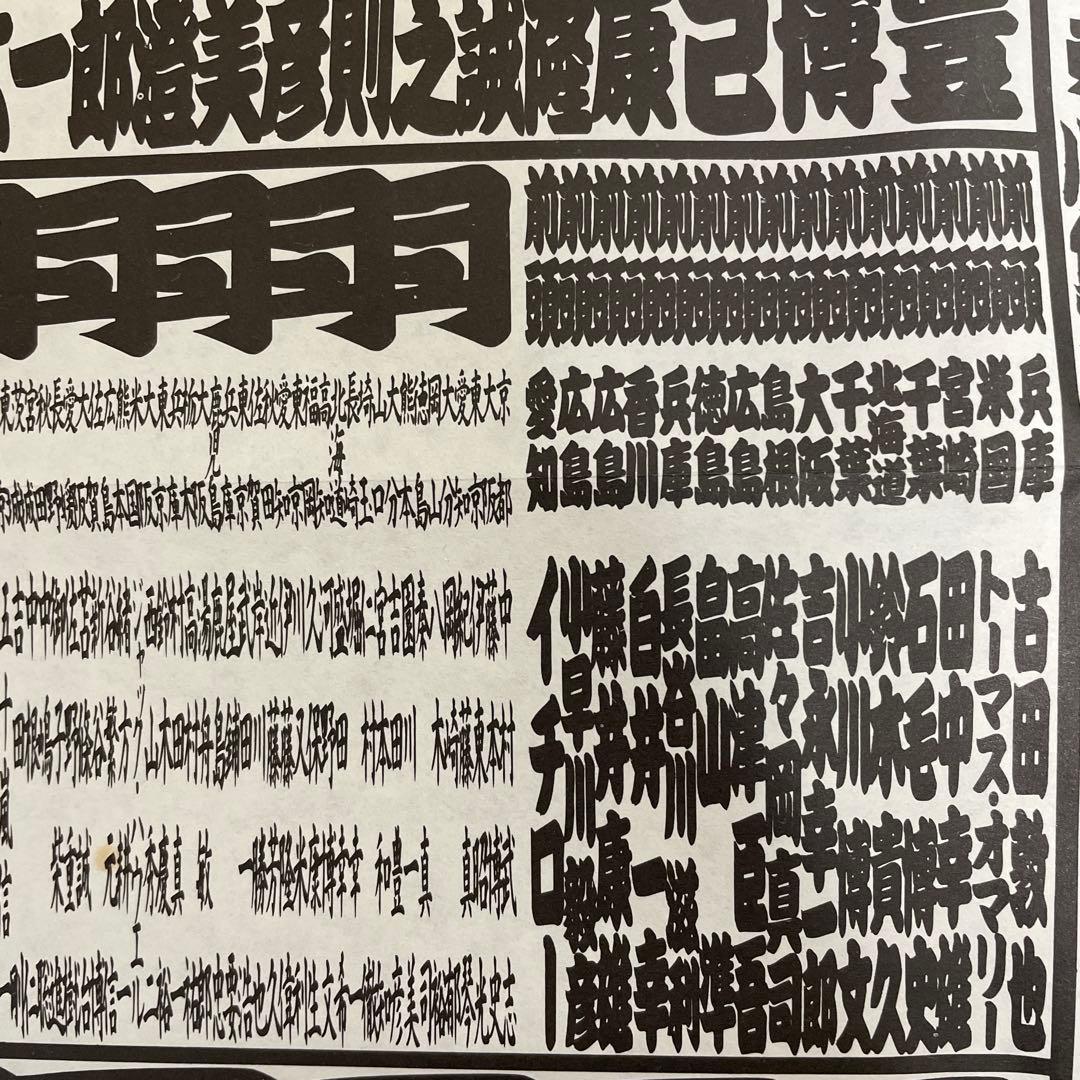 野球界番付 1995年 平成7年 イチロー 十両入り特別記事 おまけ広告 付き