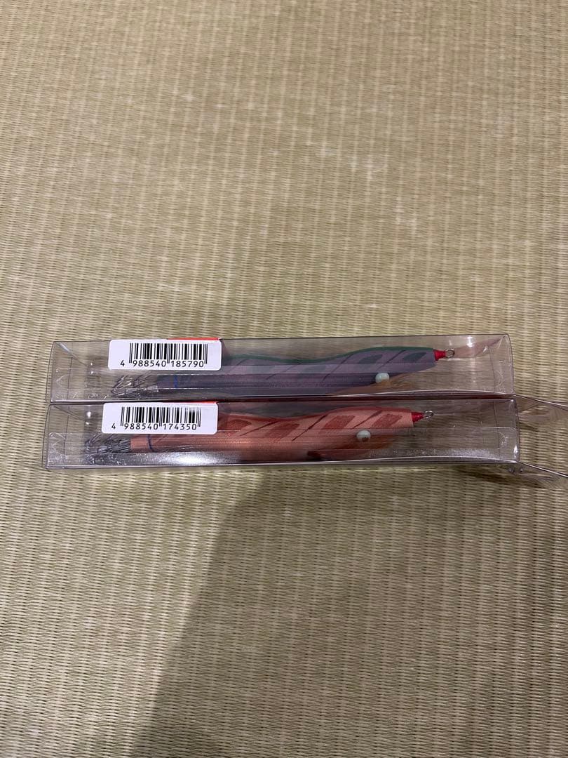 バ*】様 餌木猿 エギザル スーパーシャロー 3.5号 2個　枯茶、薄墨
