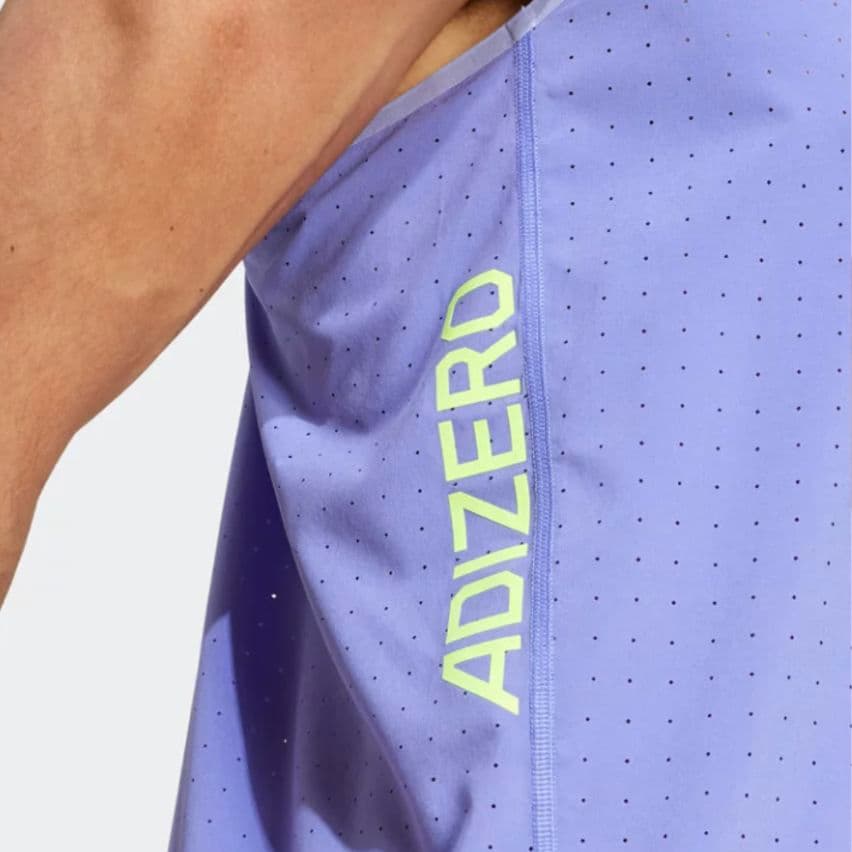 ■新品 adidas ADIZERO シングレット 紫S タンクトップ■