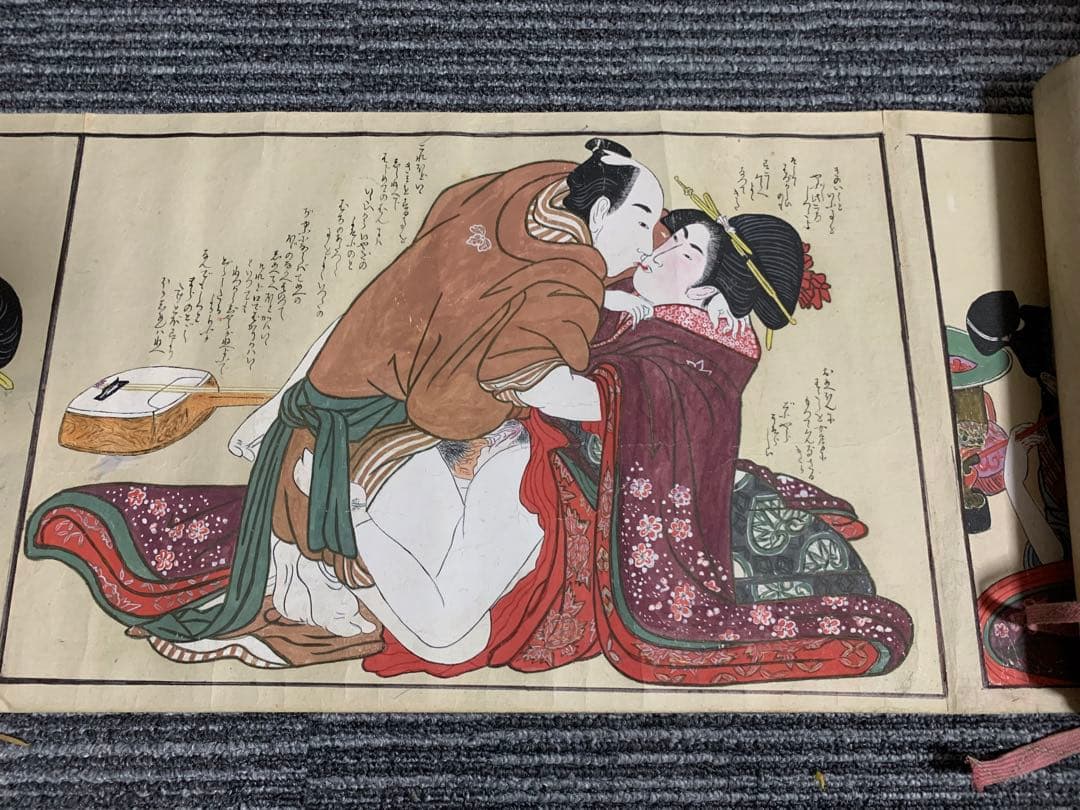 江戸 浮世絵 艶本 枕絵 肉筆 春画 7枚ukiyoe shunga 美人画