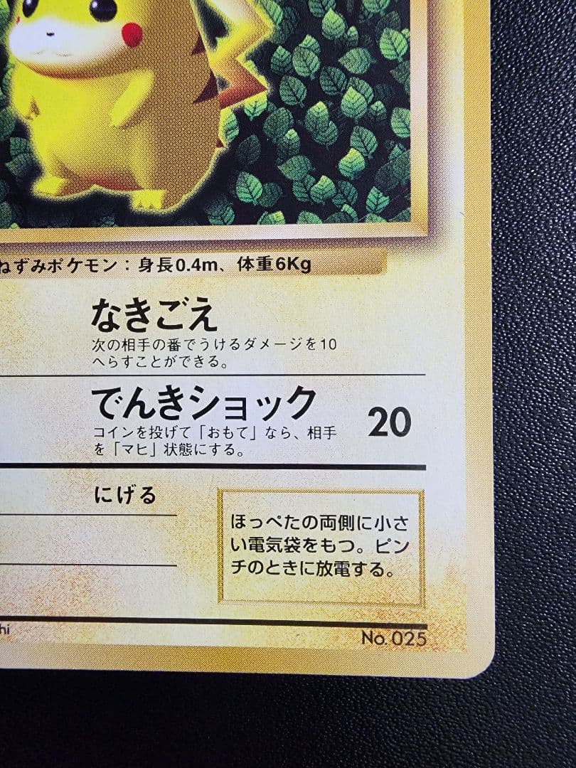 旧裏 ピカチュウ ken sugimori