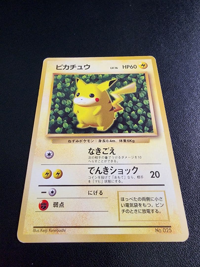 旧裏 ピカチュウ ken sugimori
