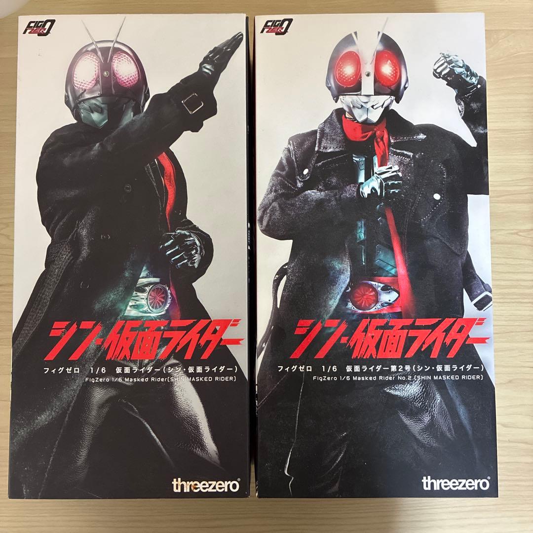 threezero フィグゼロ　シン・仮面ライダー 1号　2号　セット
