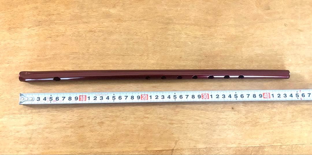 篠笛 青森ねぶた　赤　塗り