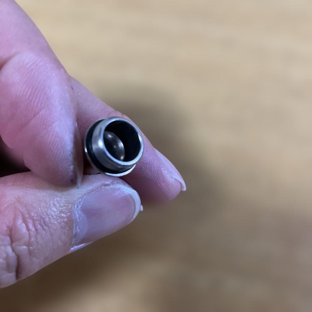 美品　夢屋　センシティブショートハンドル　30mm アルミノブ　スタンド