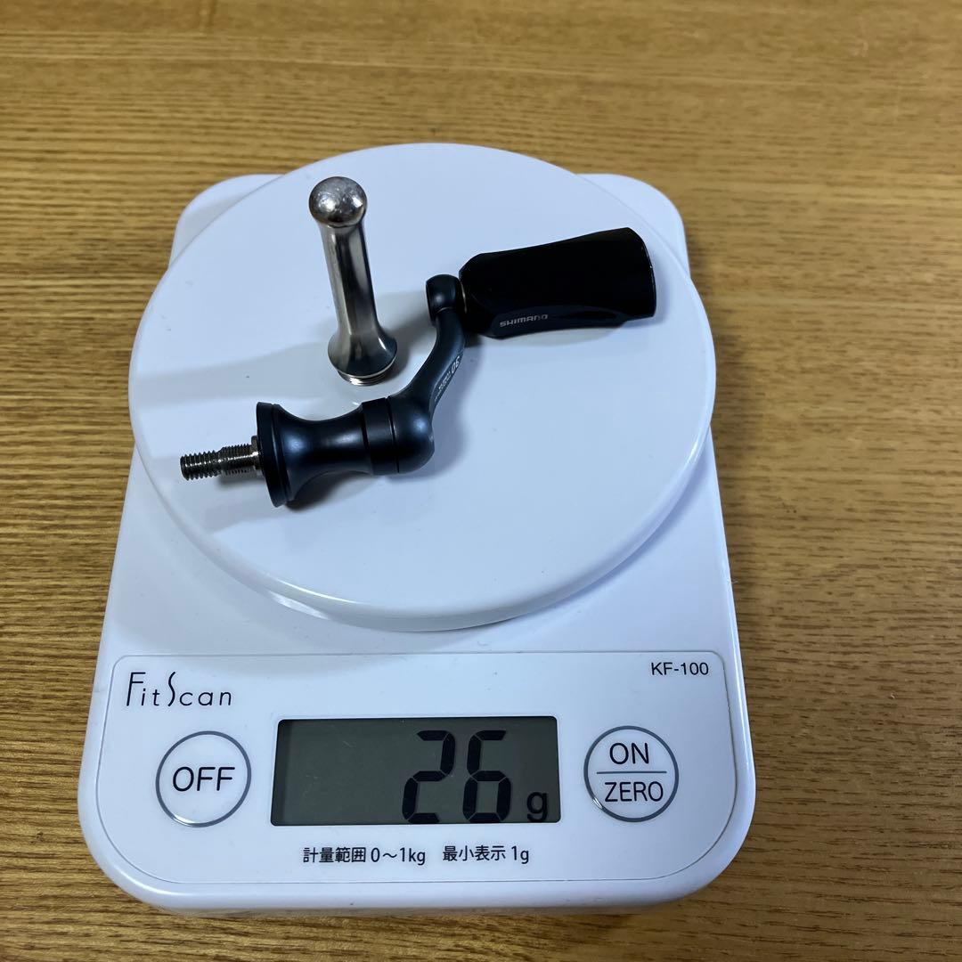 美品　夢屋　センシティブショートハンドル　30mm アルミノブ　スタンド