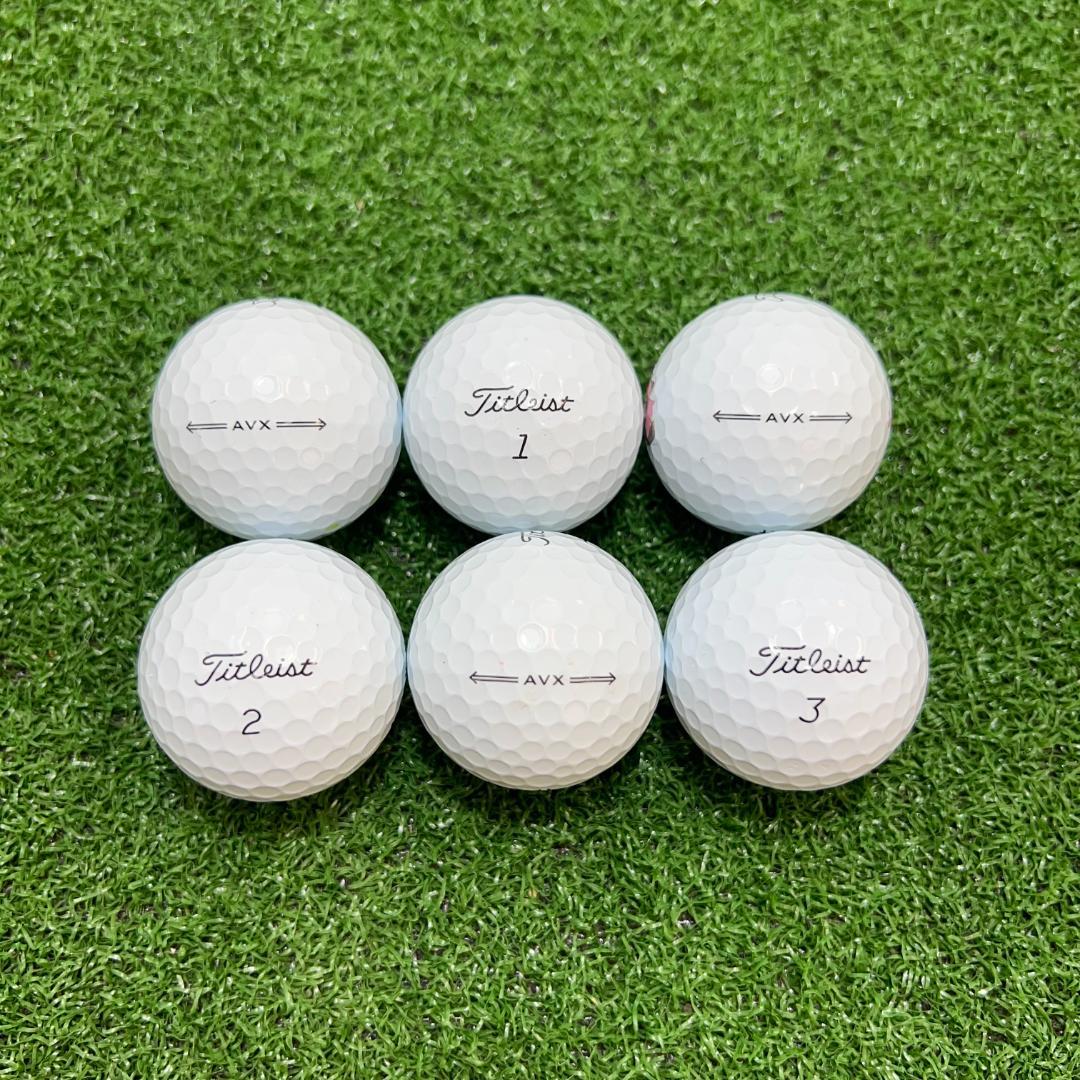【S89】Titleist AVX 白 22年 ロストボール 24球
