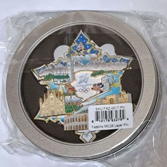 ミラノオリンピックピンバッジ2個セット