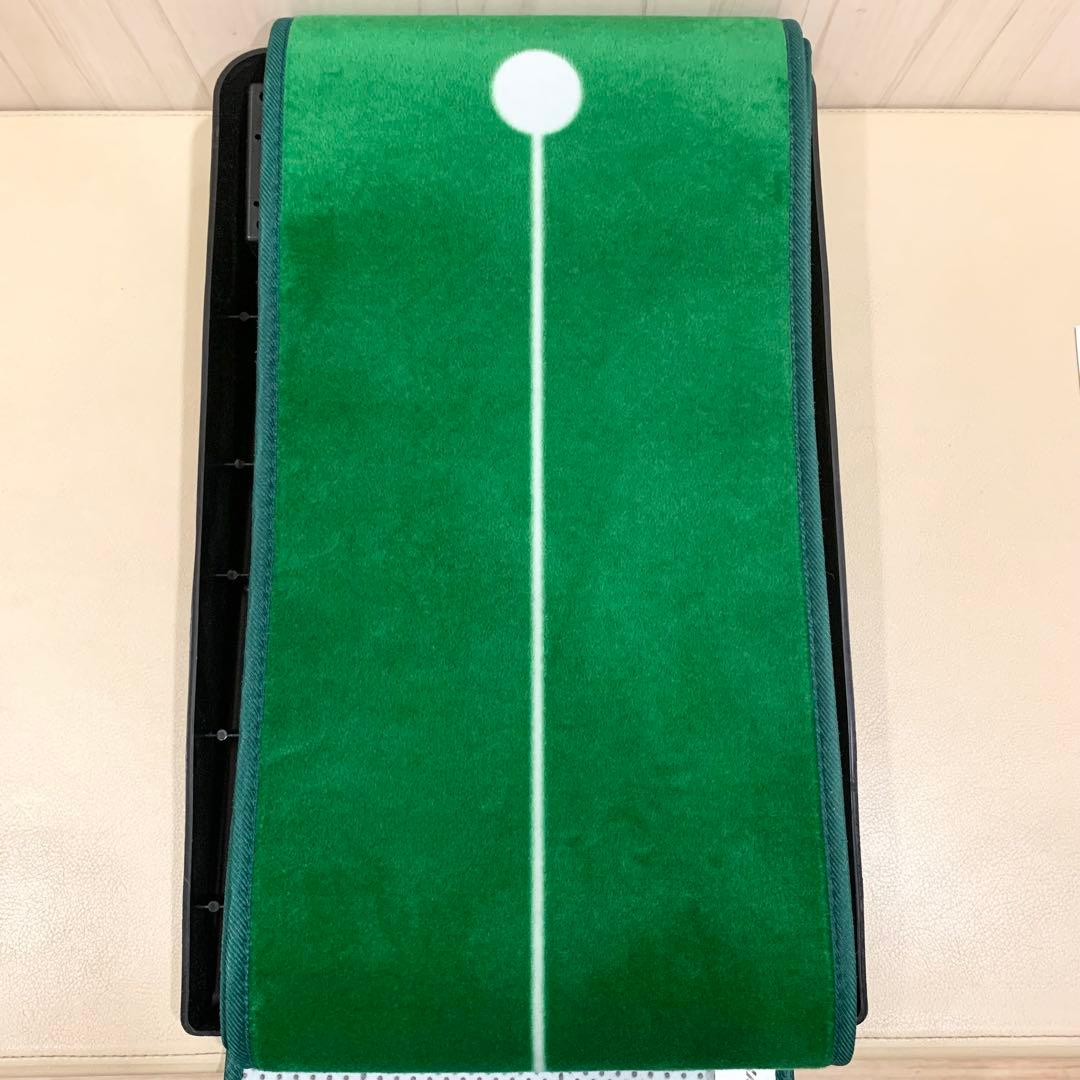 美品 ダイヤ オートパット532 オートリターン ゴルフ マット パター 練習