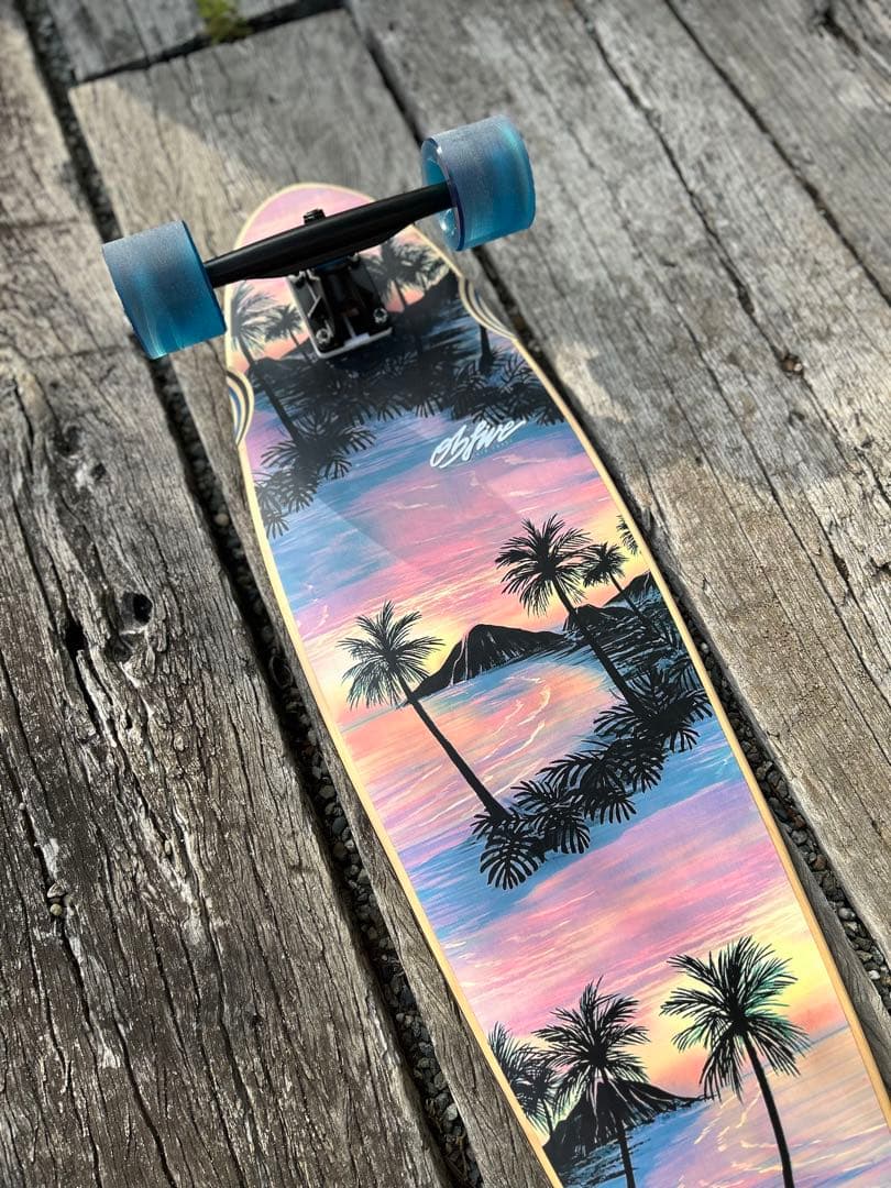 新品、OBFIVE サーフスケート スケートボード LONGBOARDS 38”