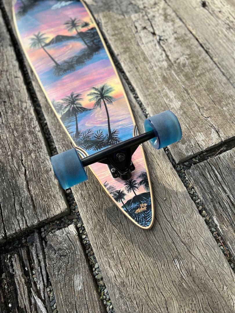 新品、OBFIVE サーフスケート スケートボード LONGBOARDS 38”