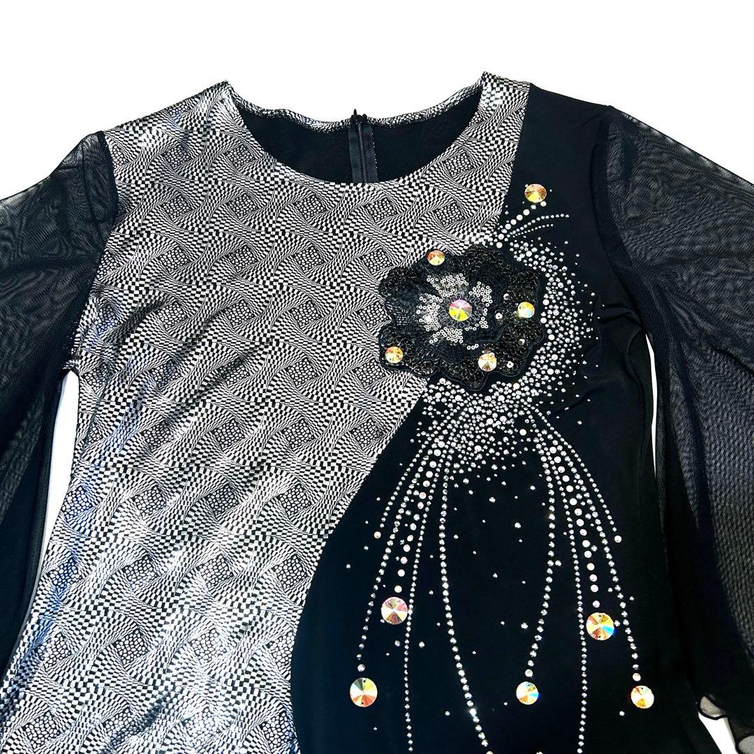 【美品】Da Vistosa 社交ダンス ドレス　パーティー衣装 大きいサイズ