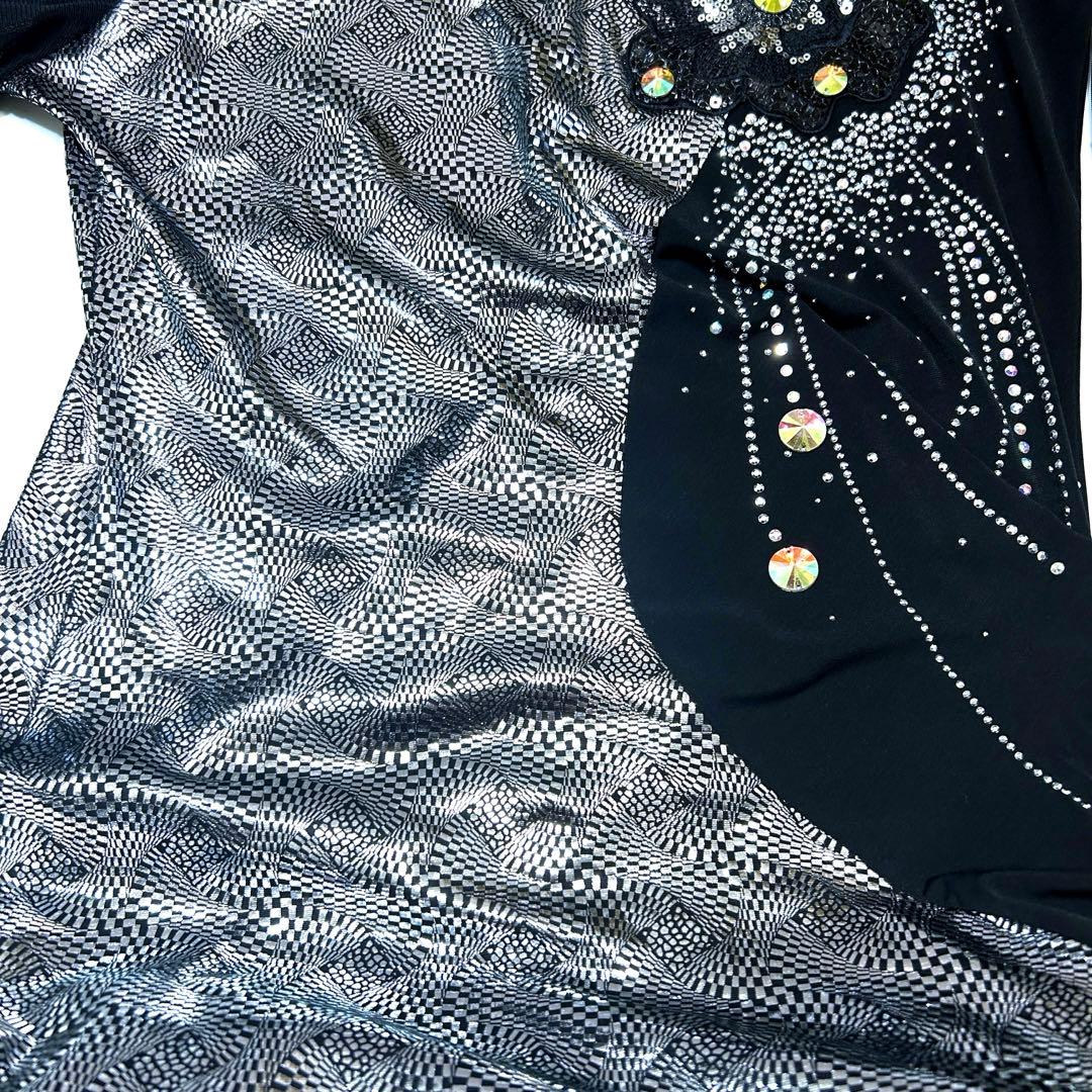【美品】Da Vistosa 社交ダンス ドレス　パーティー衣装 大きいサイズ