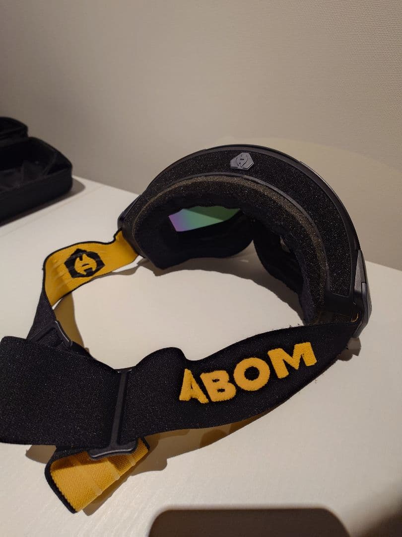 ABOM ONE ゴーグル SUNRISE RED MIRROR ケース付き