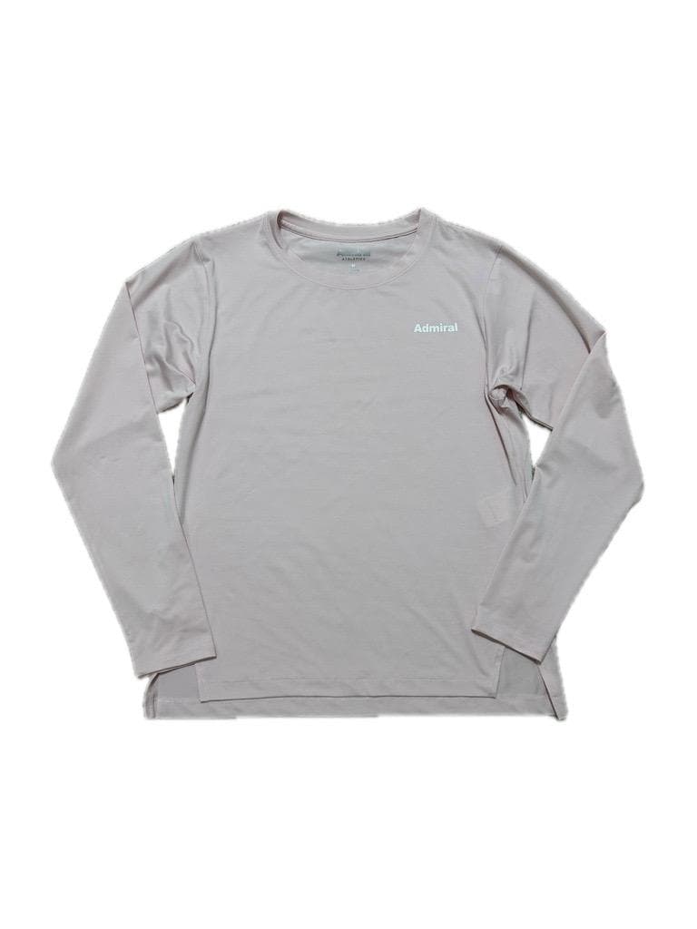 アドミラル サイドスリットヘム 長袖Tシャツ 　ピンク　M
