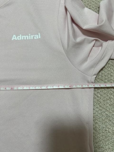 アドミラル サイドスリットヘム 長袖Tシャツ 　ピンク　M