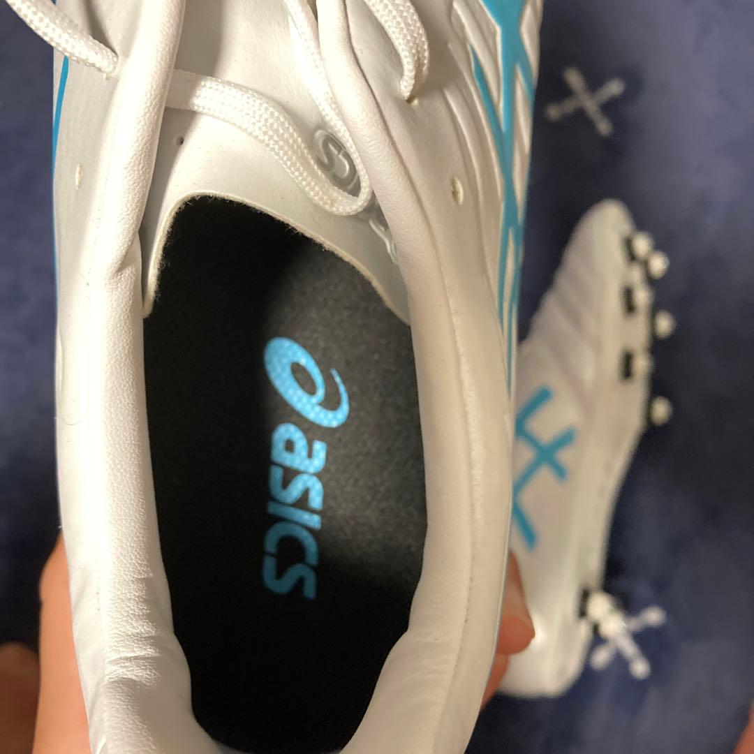 ASICS DS LIGHT スパイクシューズ ホワイト/ブルー