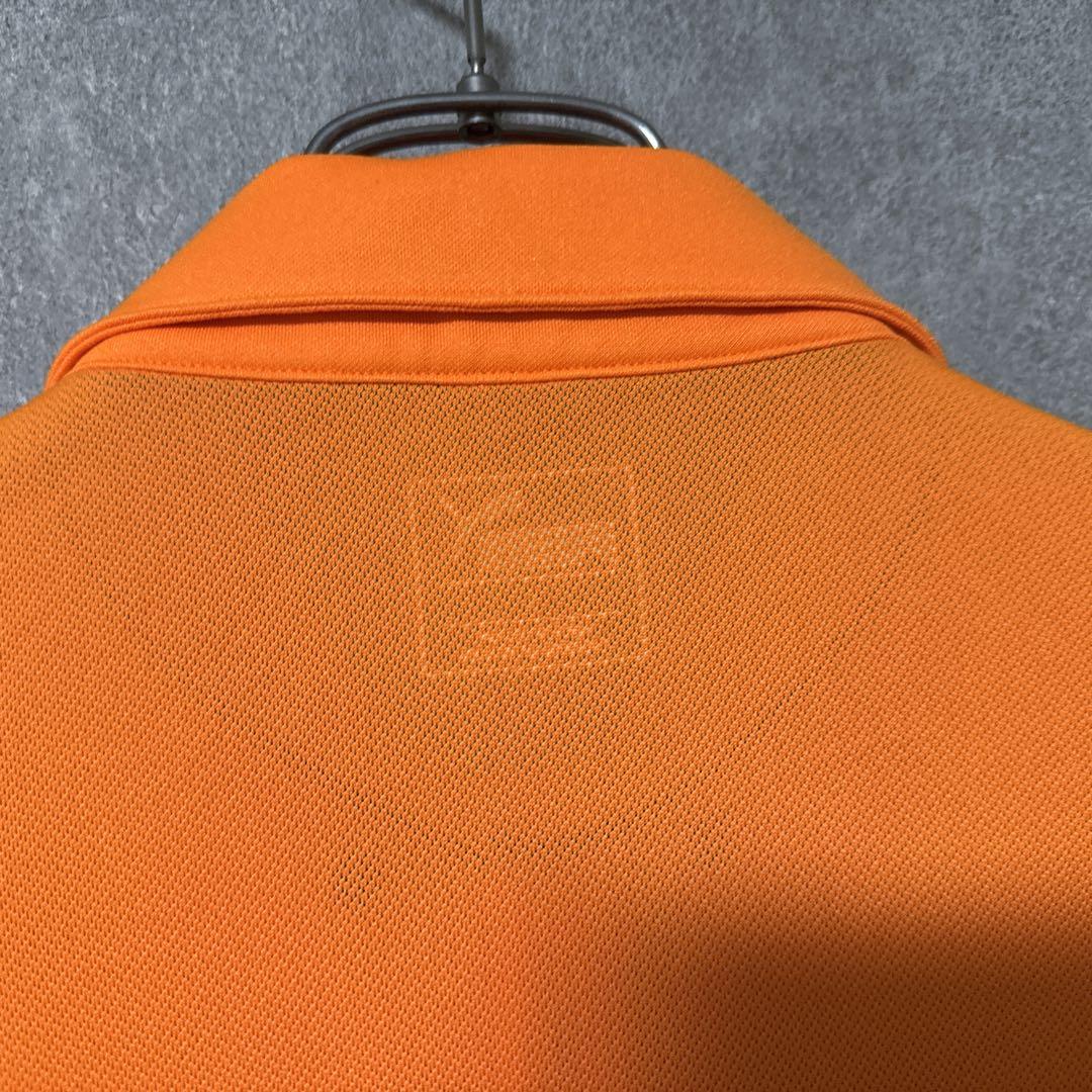 PUMA GOLF プーマゴルフ ロゴ 長袖 ポロシャツ オレンジ L ウェア
