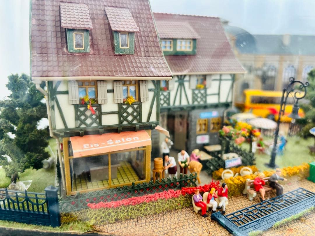 鉄道模型 ジオラマ セット ヨーロッパ駅