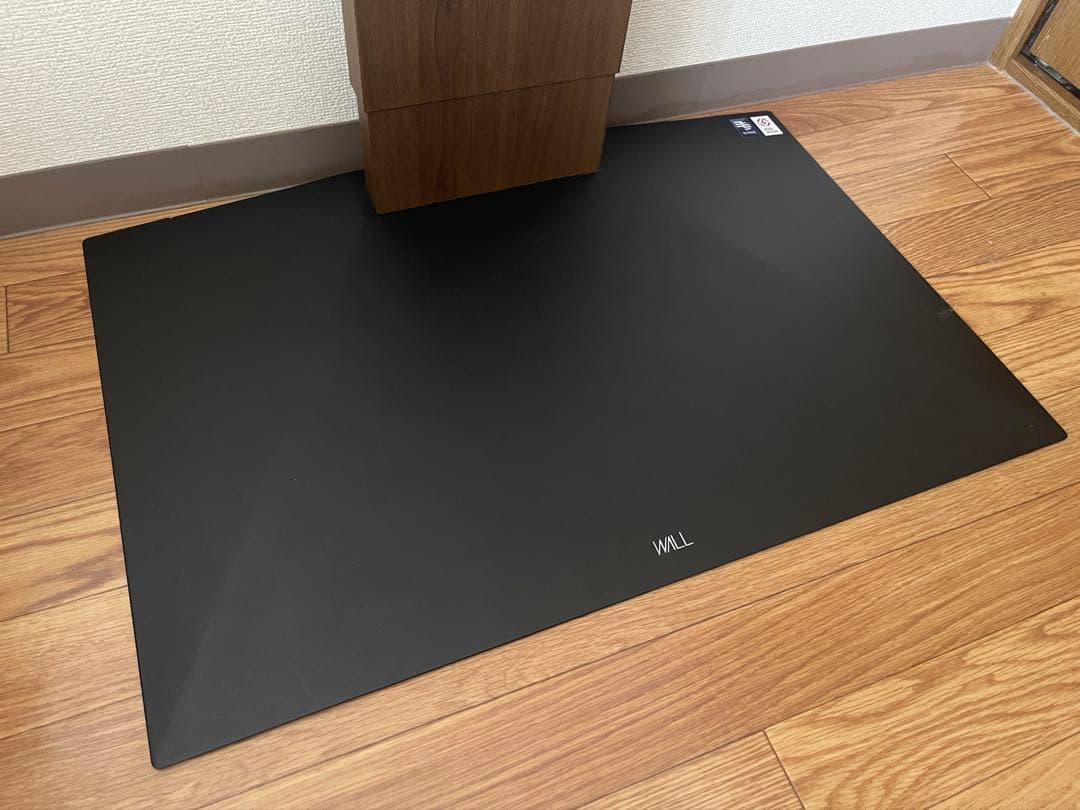 【美品】WALL 壁寄せテレビスタンド V3 ロータイプ ブラック ウッド