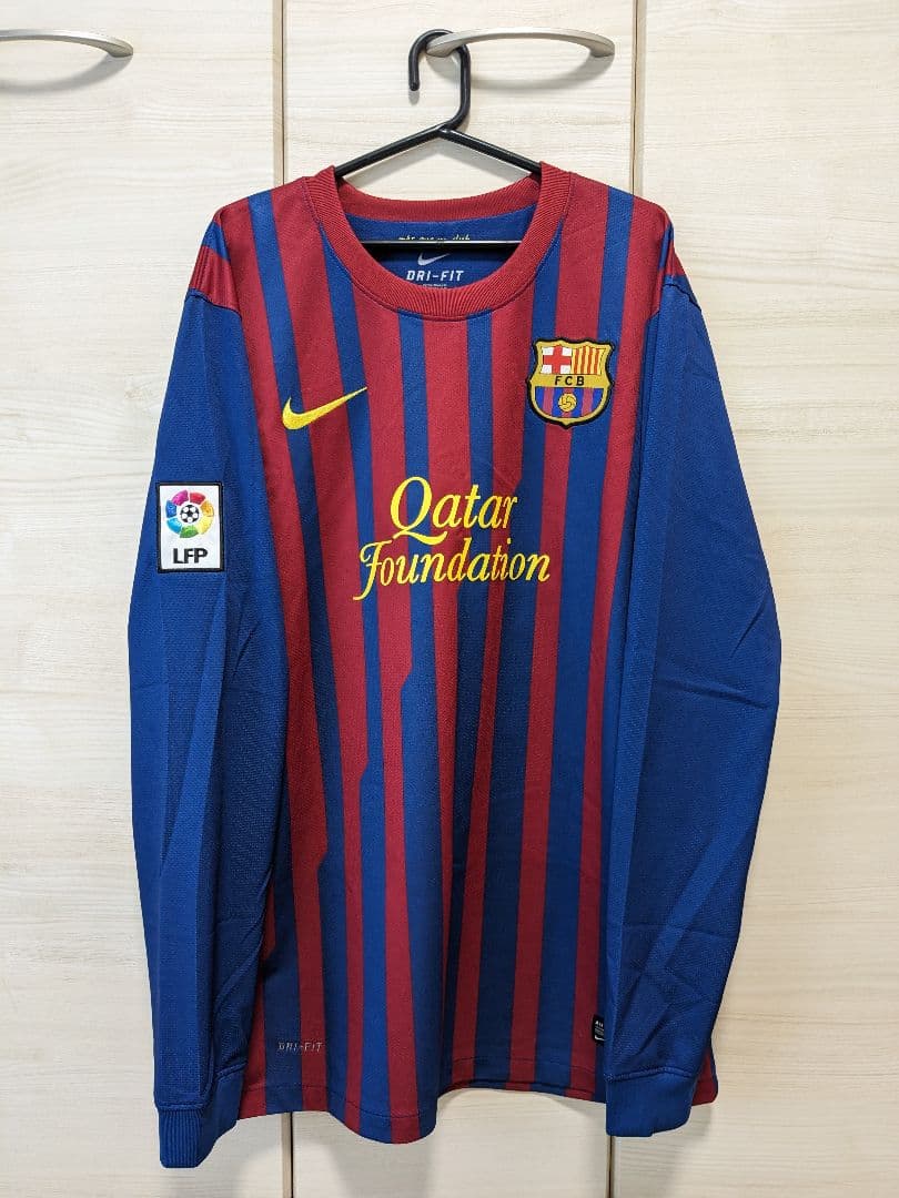 ２０１１シーズン　バルセロナ　メッシ　長袖　ユニフォーム
