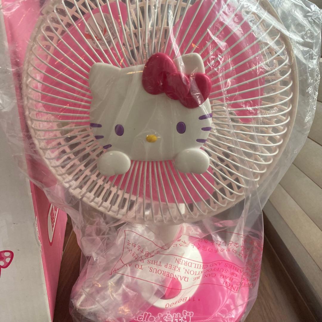 【新品】ハローキティ 扇風機 扇風機 サンリオくじ1等