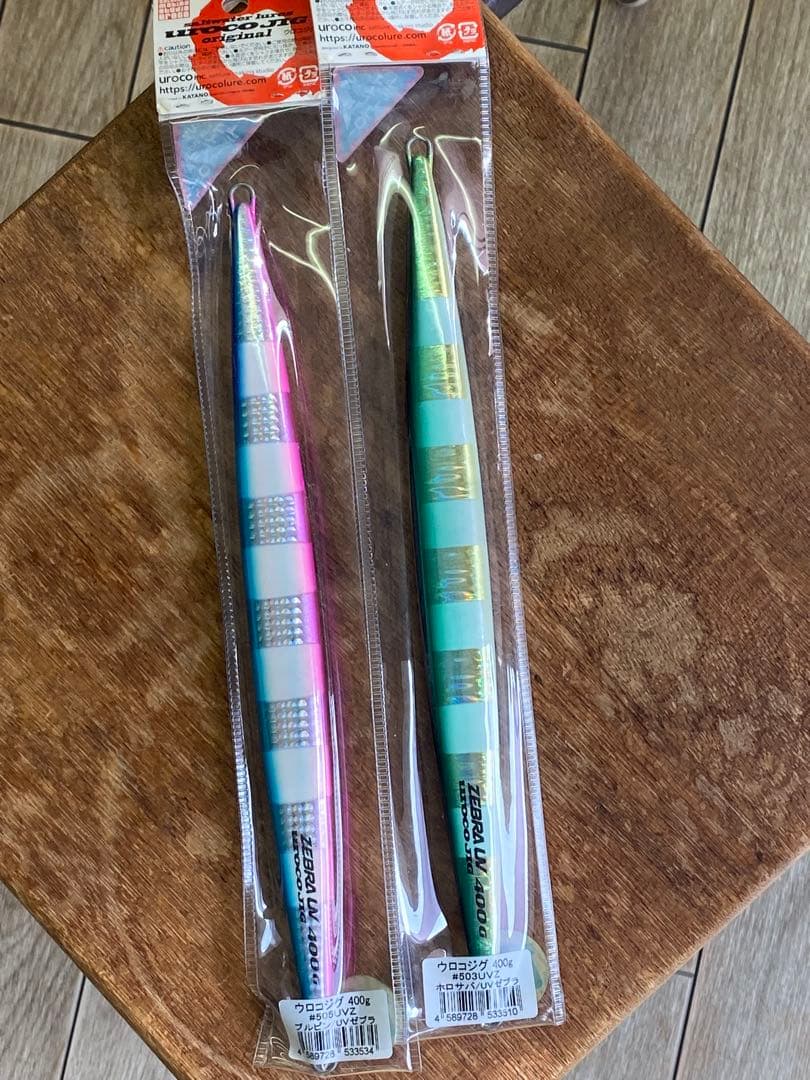 トンジギ　マグロ　ウロコジグ 400g 2色セット 新品　未開封　オマケ付き‼️