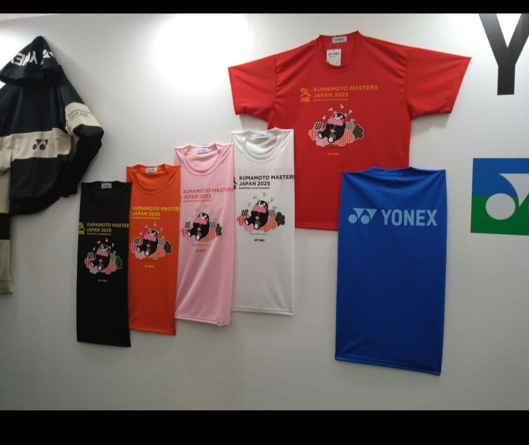 YONEXヨネックス新品未使用 熊本マスターズ2025くまモンブラックウェア