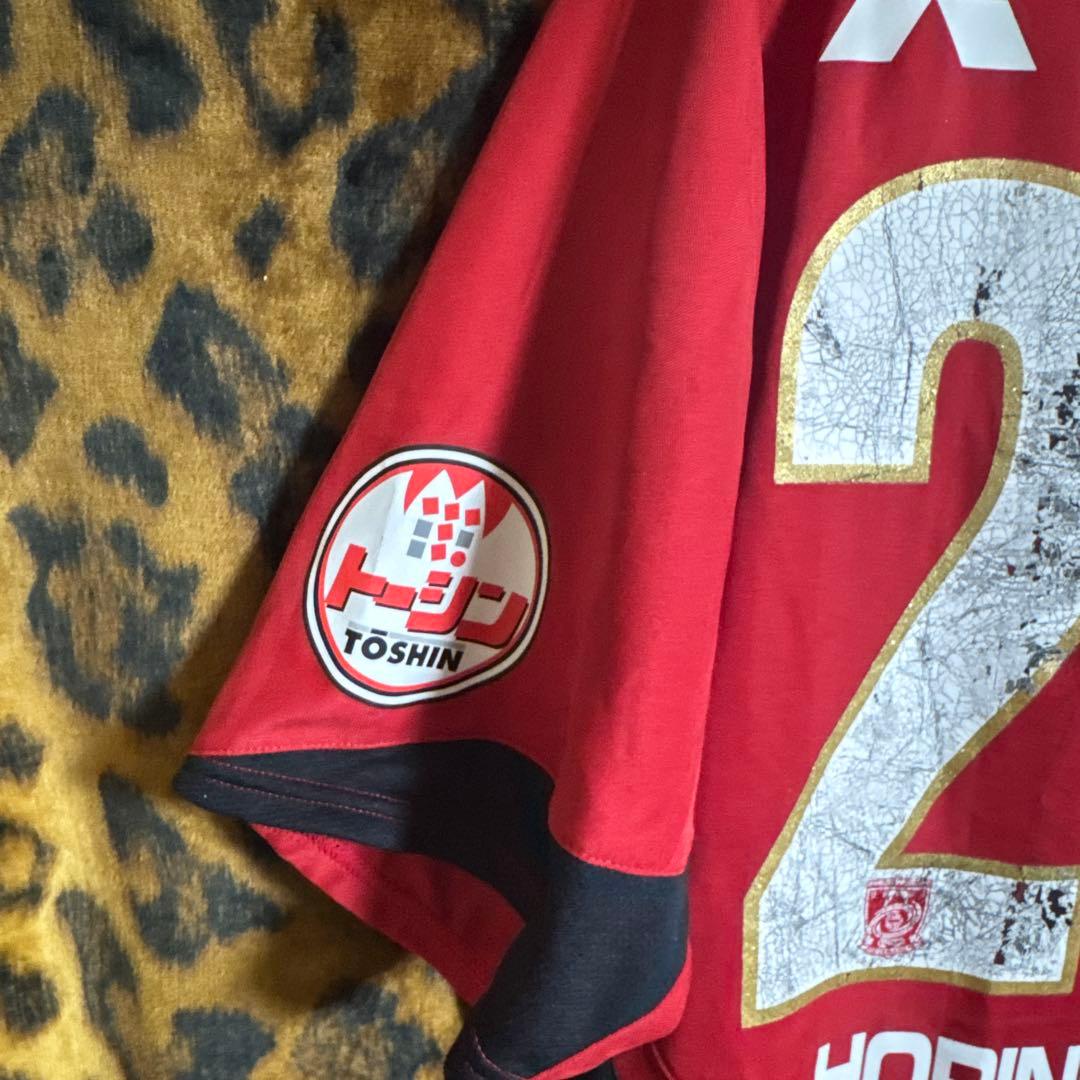 浦和レッズ　堀之内　XXL size J league サッカー　プリント劣化有