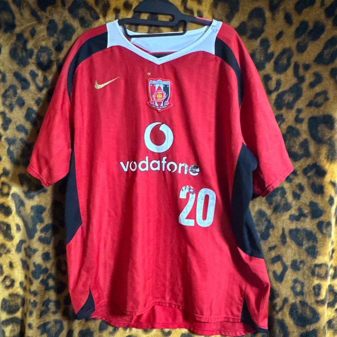 浦和レッズ　堀之内　XXL size J league サッカー　プリント劣化有