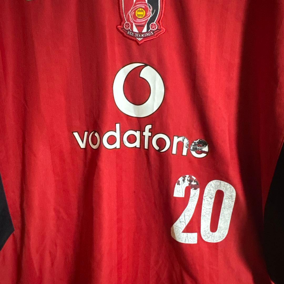 浦和レッズ　堀之内　XXL size J league サッカー　プリント劣化有